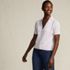 Women's Cotton Blend Short Sleeve Polo Sweater, alternative image
