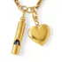 Water-Resistant Link Heart Y Necklace, alternative image