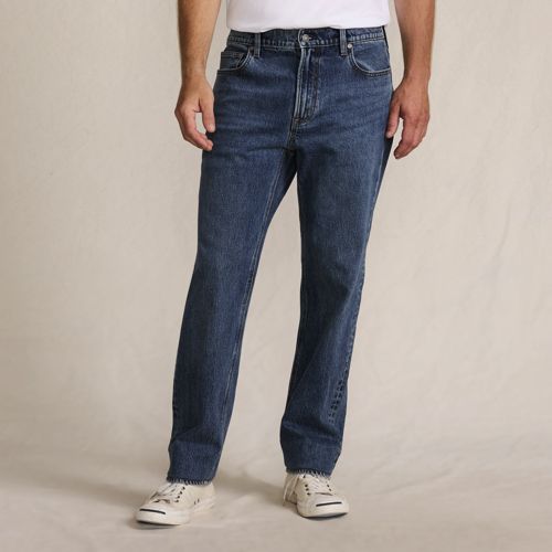  Lands' End Stretch-denim Jeans, Classic Fit, Herren, Größe:44 71 Regular, Blau, Baumwoll-mischung, By Lands' End 
