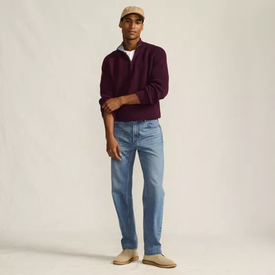 Men's Stretch Comfort Waist Easy Classic Fit Jean - primary