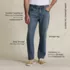 Men's Stretch Comfort Waist Classic Fit Jean, alternative image