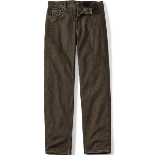  Lands' End Stretch-denim Jeans Mit Komfortbund Und Flanellfutter, Classic Fit, Herren, Größe:44 81 Regular, Braun, Baumwoll-mischung, By Lands' End 