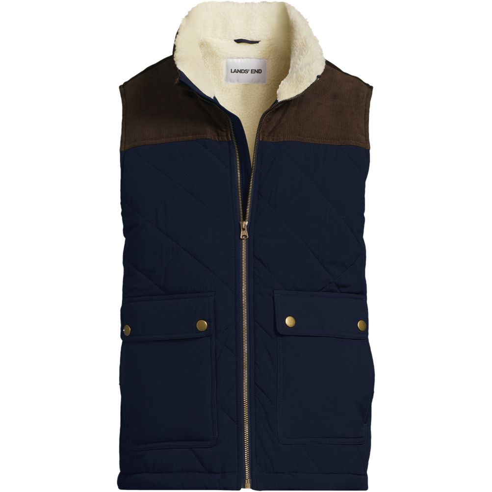 Men's Insulated Field Vest | Lands' End