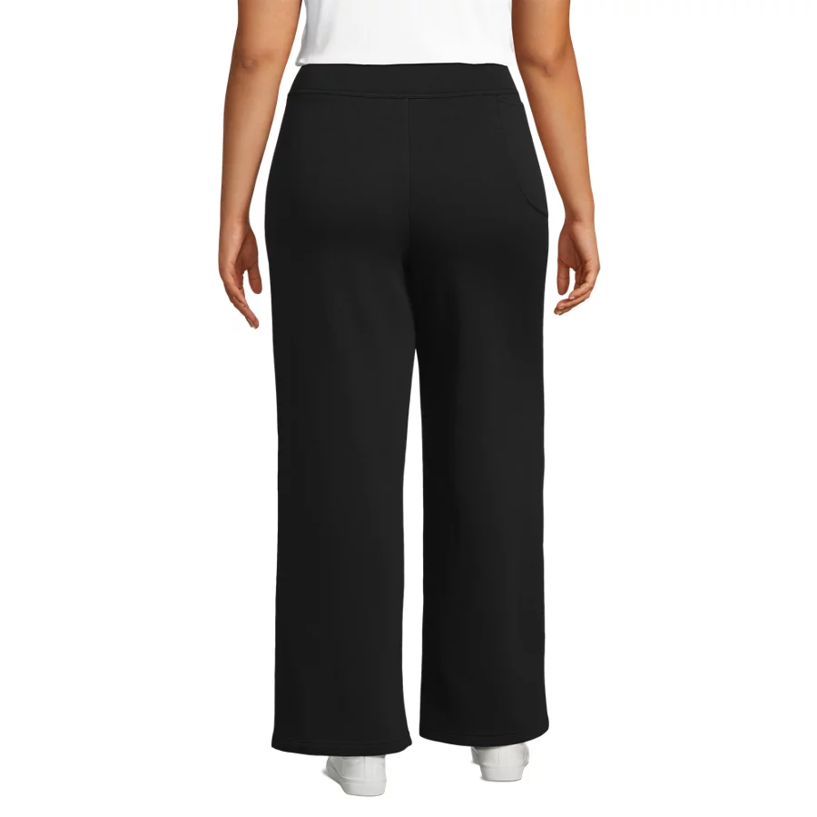 Women's Serious Sweats High Rise Fleece Lined Straight Leg Pants view 2