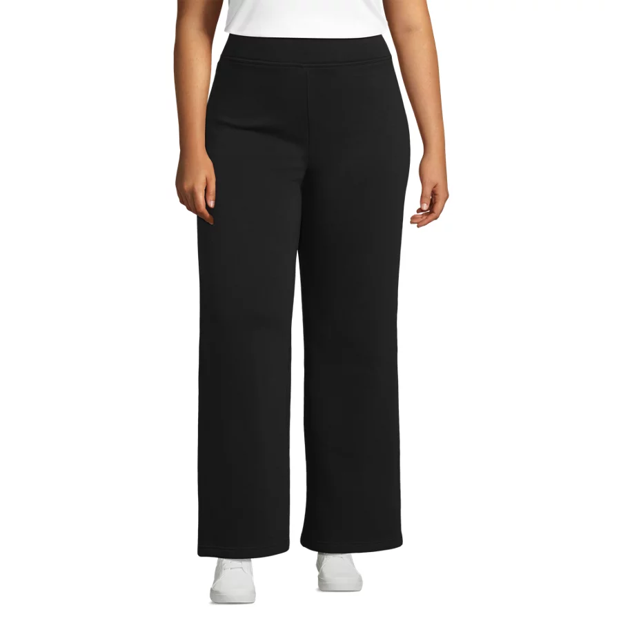 Women's Serious Sweats High Rise Fleece Lined Straight Leg Pants view 1