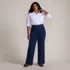 Women's Plus Size Serious Sweats High Rise Fleece Lined Straight Leg Pants, alternative image