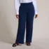 Women's Plus Size Serious Sweats High Rise Fleece Lined Straight Leg Pants, Front