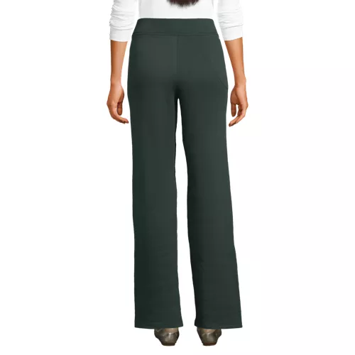 Women's Serious Sweats High Rise Fleece Lined Straight Leg Pants, Back