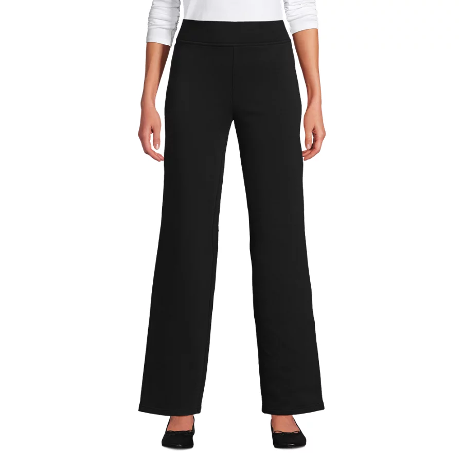 Women's Serious Sweats High Rise Fleece Lined Straight Leg Pants view 7