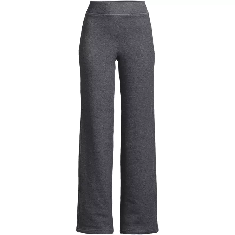Women's Serious Sweats High Rise Fleece Lined Straight Leg Pants, Front