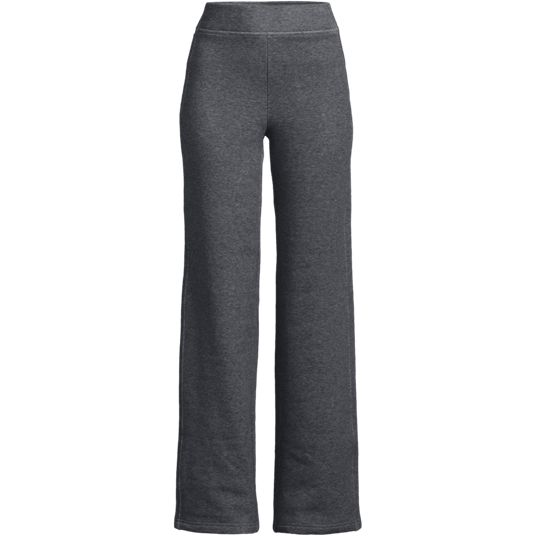 plus size womens grey dress pants Plus Size Pleated Wide-Leg Pants GREY / 0X main image 1