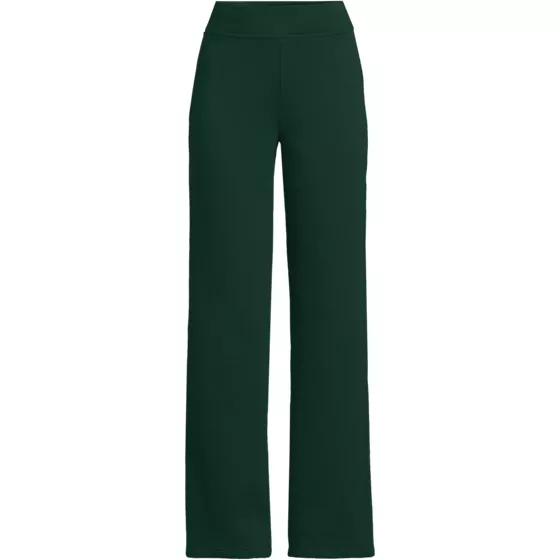 Women's Serious Sweats High Rise Fleece Lined Straight Leg Pants - primary