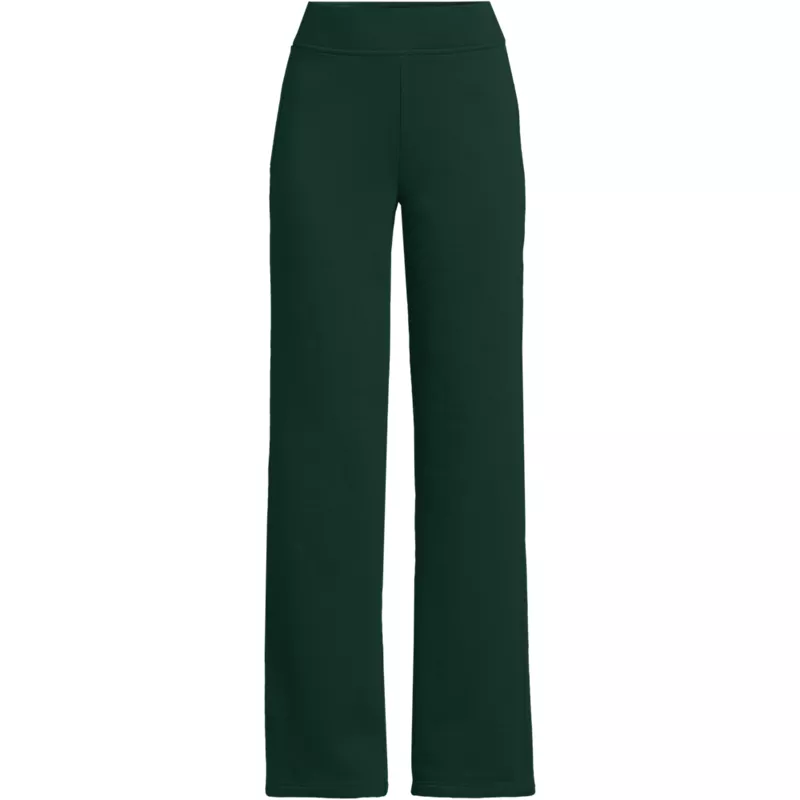 Women's Tall Serious Sweats High Rise Fleece Lined Straight Leg Pants, Front