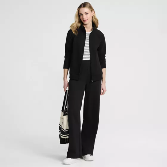 Women's Serious Sweats High Rise Fleece Lined Straight Leg Pants - primary
