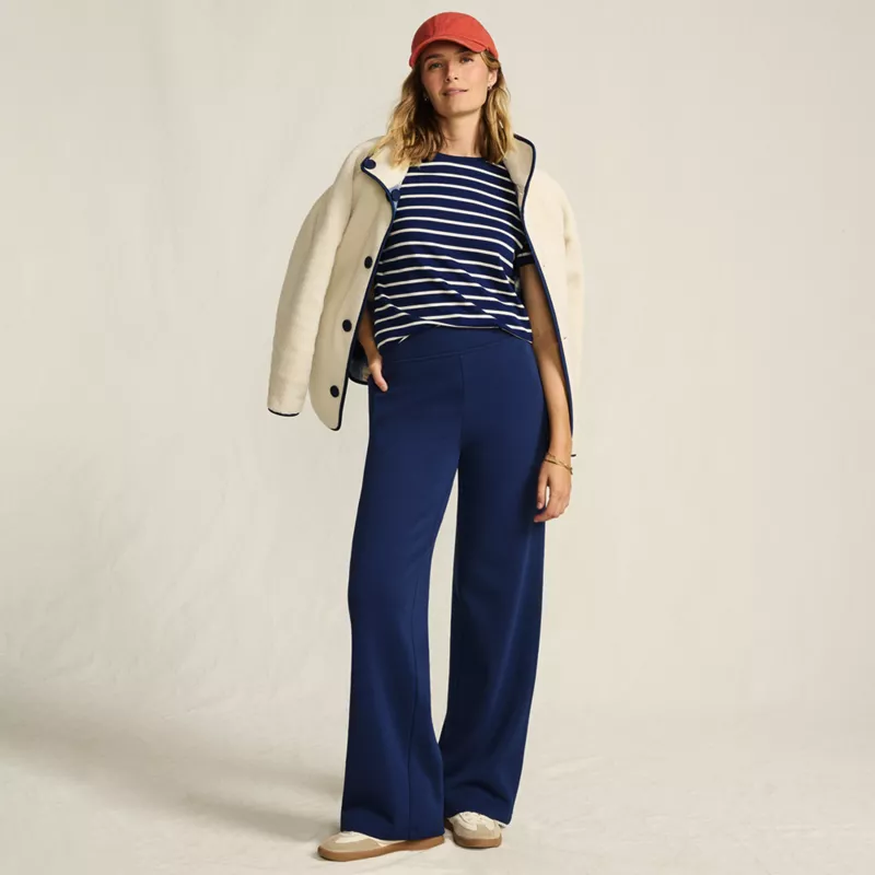 Women's Serious Sweats High Rise Fleece Lined Straight Leg Pants, alternative image