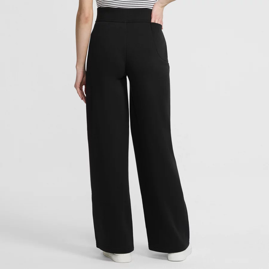 Women's Serious Sweats High Rise Fleece Lined Straight Leg Pants view 4