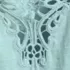 Women's Elbow Sleeve Slub Lace Trim T-Shirt, alternative image