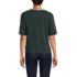 Women's Elbow Sleeve Slub Lace Trim T-Shirt, Back
