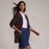 Women's Fuzzy Jacquard Cardigan Jacket Sweater, alternative image