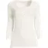 Women's Plus Size 3/4 Sleeve Variegated Micro Rib Henley, Front