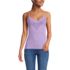 Women's Variegated Micro Rib Lace Trim Cami, Front