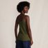 Women's Variegated Micro Rib Lace Trim Cami, Back
