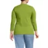Women's Plus Size 3/4 Sleeve Variegated Micro Rib Henley, Back