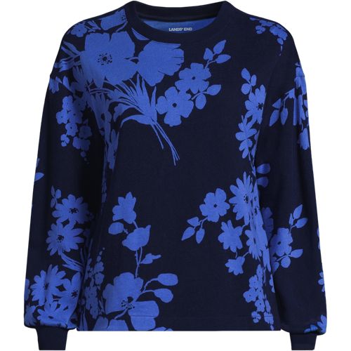 Women's Print Half Zip Cozy Sherpa Fleece Pullover