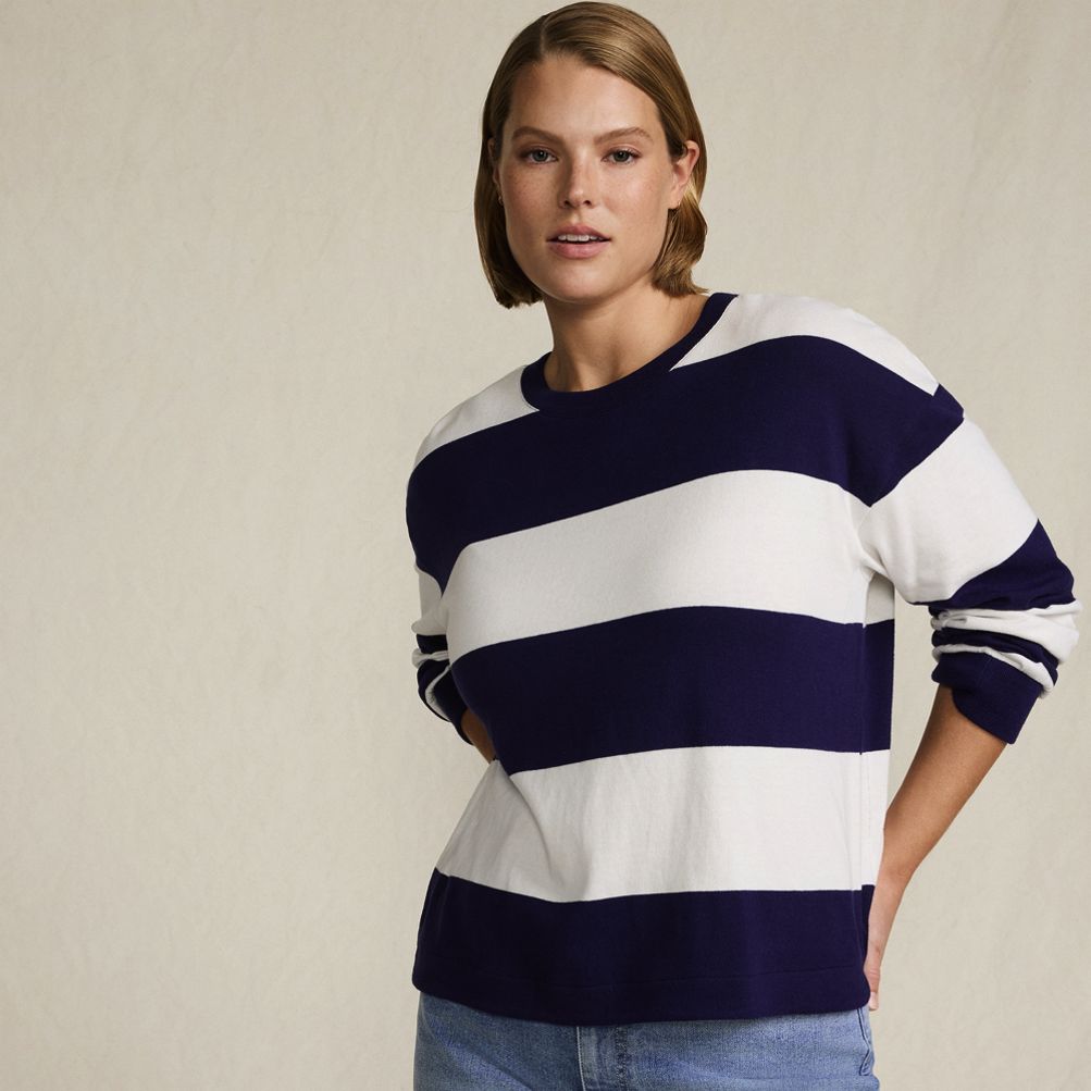 Women's Long Sleeve Mariner Jersey T-Shirt | Lands' End