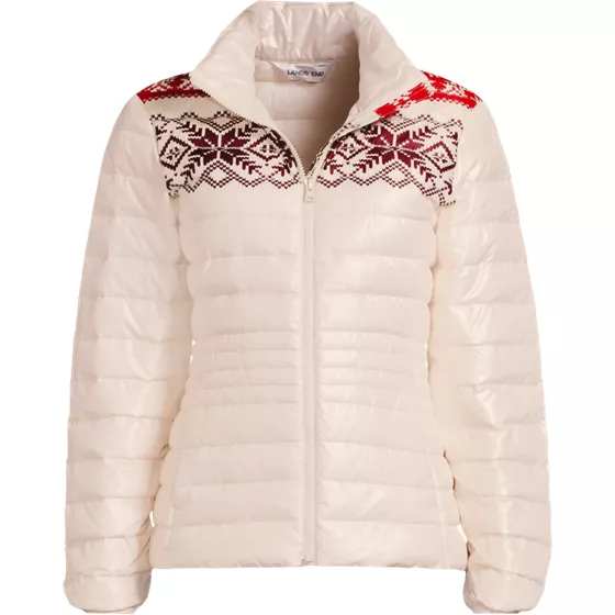 Women's Plus Size Wanderweight Packable Print Down Jacket - primary