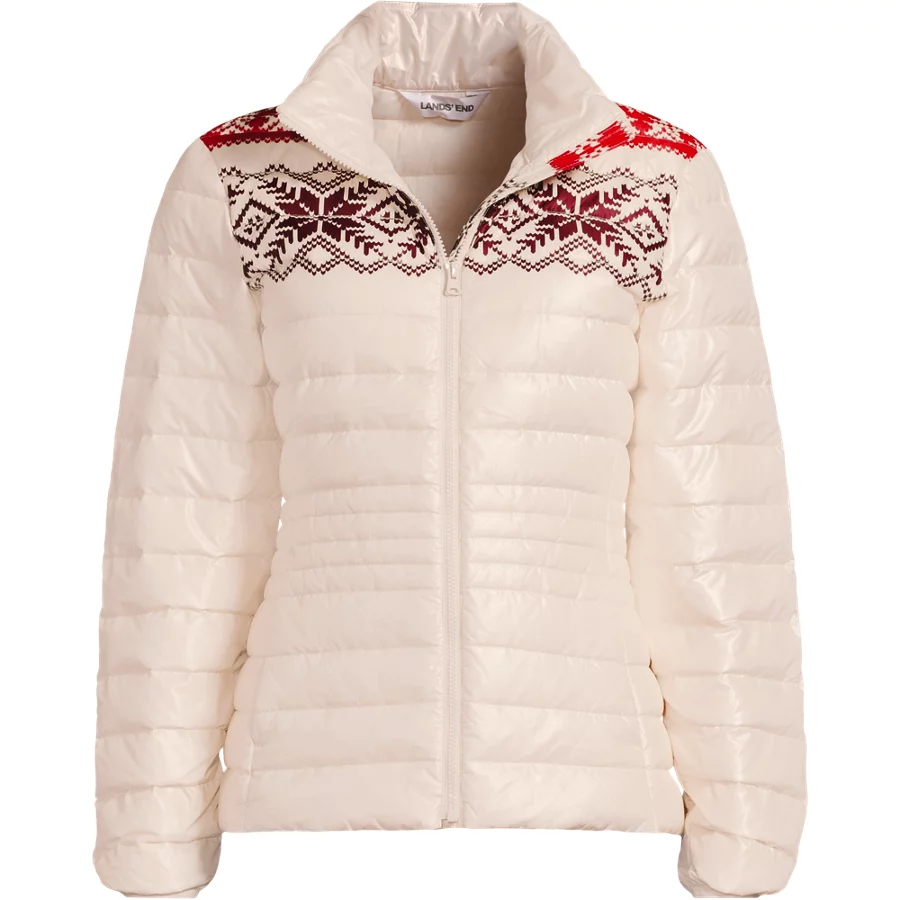 Women's Wanderweight Packable Print Down Jacket view 5