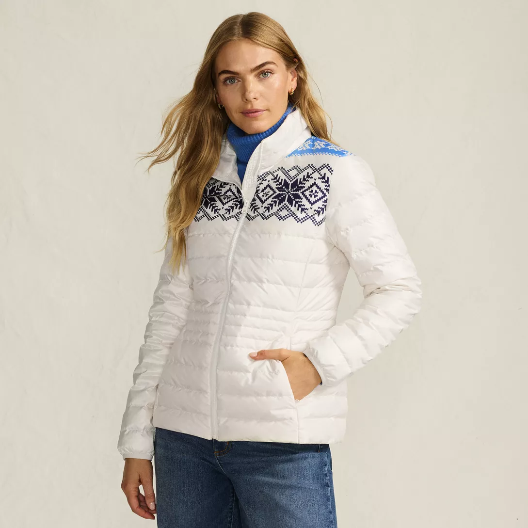 Women's Wanderweight Packable Print Down Jacket