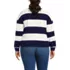 Women's Plus Size Long Sleeve Mariner Jersey T-Shirt, Back