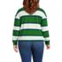 Women's Plus Size Long Sleeve Mariner Jersey T-Shirt, Back