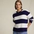 Women's Plus Size Long Sleeve Mariner Jersey T-Shirt, alternative image