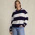 Women's Plus Size Long Sleeve Mariner Jersey T-Shirt, Front