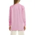 Women's Oversized No Iron Tunic with Statement Collar Shirt, Back
