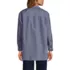 Women's Oversized No Iron Tunic with Statement Collar Shirt, Back
