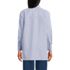 Women's Oversized No Iron Tunic with Statement Collar Shirt, Back