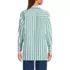 Women's Oversized No Iron Tunic with Statement Collar Shirt, Back