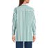 Women's Oversized No Iron Tunic with Statement Collar Shirt, Back