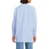 Women's Oversized No Iron Tunic with Statement Collar Shirt, Back