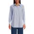 Women's Oversized No Iron Tunic with Statement Collar Shirt, Front