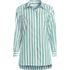 Women's Oversized No Iron Tunic with Statement Collar Shirt, Front