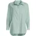 Women's Oversized No Iron Tunic with Statement Collar Shirt, Front