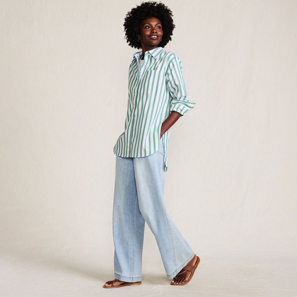 トップス borders GATHER SHIRT TUNIC 36 borders GATHER SHIRT TUNIC 36