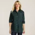 Women's Oversized No Iron Tunic with Statement Collar Shirt, alternative image