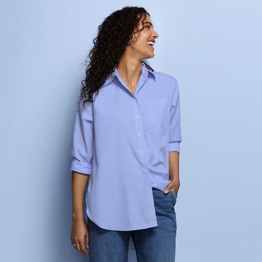 women's non iron dress shirts Foxcroft Mary Petite Wrinkle Free No-Iron Stretch 3/4 Sleeve Shirt Black / 14P Pleat Shirring announce incomparable classic style No Iron Button Front Shirt