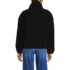 Women's Shearling Zip Front Fleece Jacket, Back