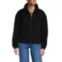 Women's Shearling Zip Front Fleece Jacket, Front
